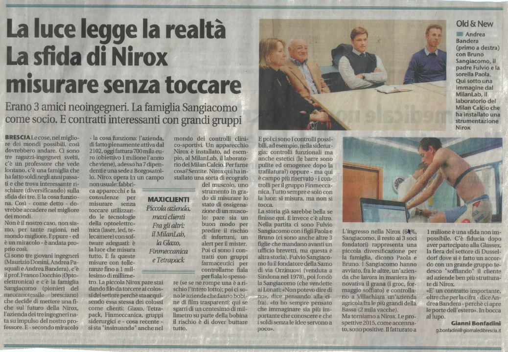 News on Giornale di Brescia