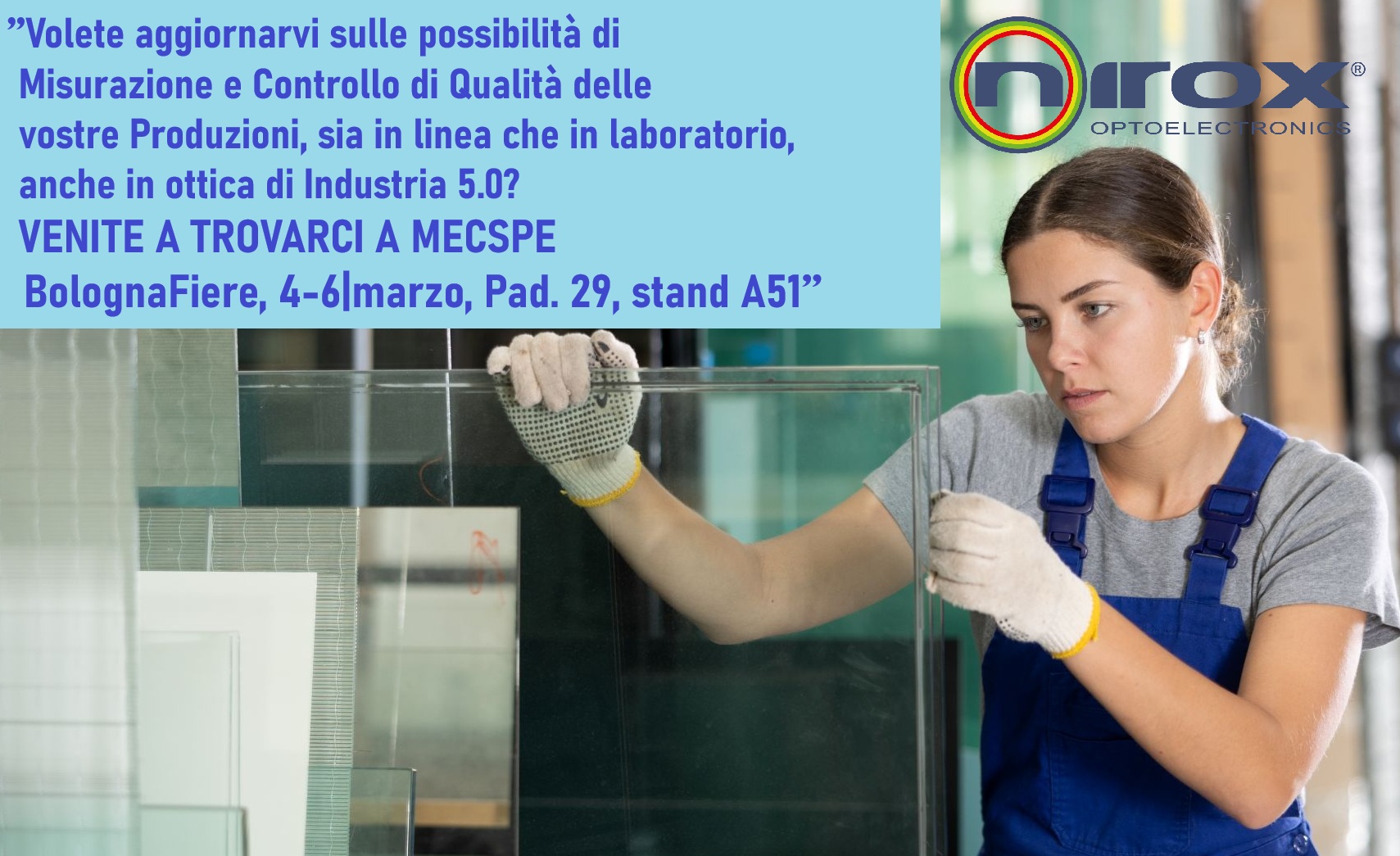 NIROX at MECSPE – BolognaFiere 4-6|03